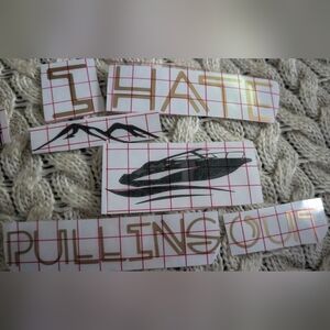 Black & Gold "I hate Pulling Out" Boating Decal